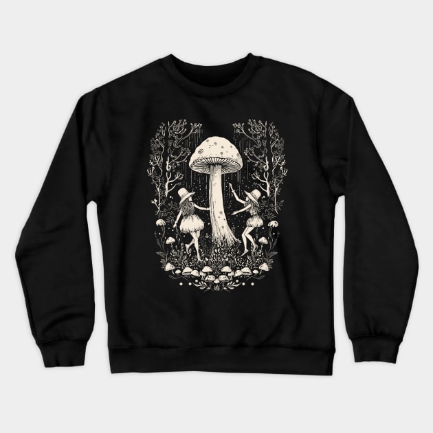 Dancing Fairies Crewneck Sweatshirt by Daaiana